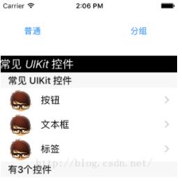 swift自定义表格控件(uitableview)