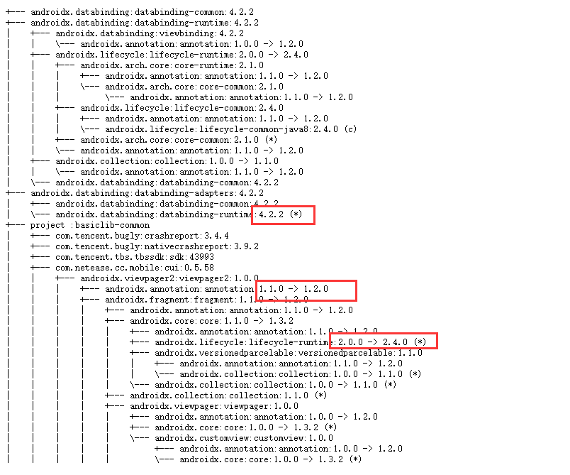 android gradle dependency tree change（依赖树变化）监控实现，sdk version 变化一目了然