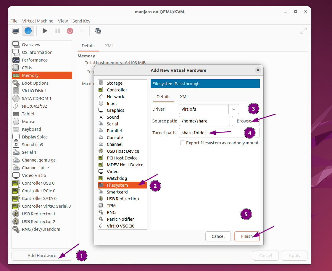 ubuntu中安装使用qemu/kvm/virt-manager运行虚拟机 