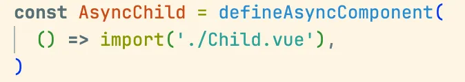 vue 3 进阶用法：异步组件