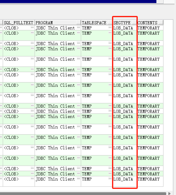 oracle临时表空间无法释放的解决办法