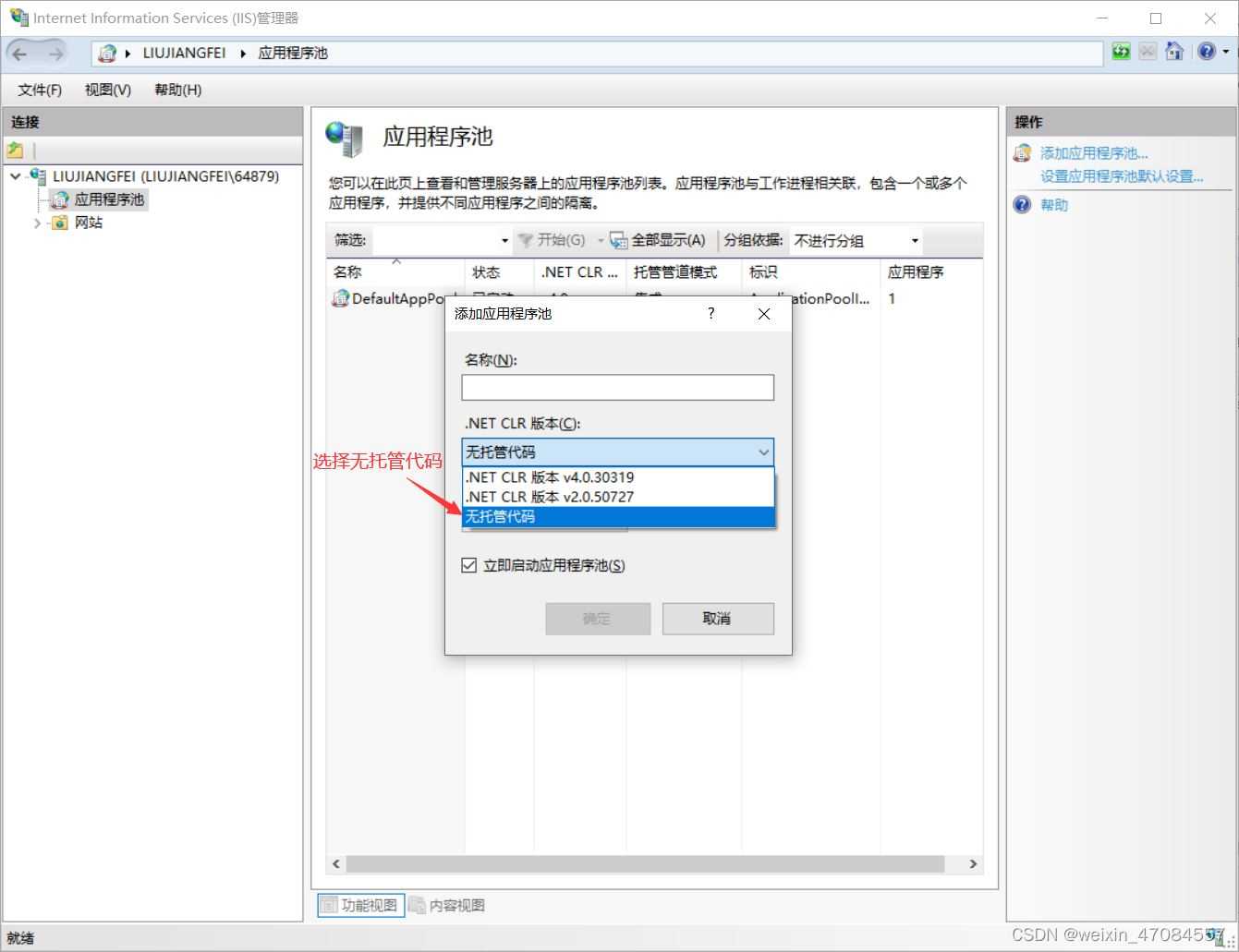 .net6项目部署iis步骤(图文)