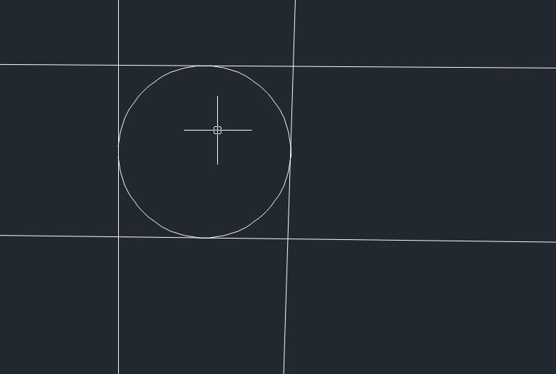 cad如何画圆的外接正方形? 中望cad在圆外画正方形的方法
